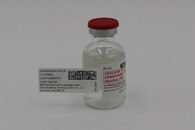 Serialized Label (Serialized 51662 1232 1 Lidocaine 20ml)